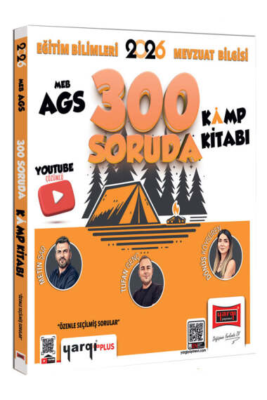 2026 MEB-AGS Eğitim Bilimleri ve Mevzuat Bilgisi 300 Soruda Youtube Çözümlü Kamp Kitabı Yargı Yayınları Fenomen Fotokopi - YKS - KPSS - ALES
