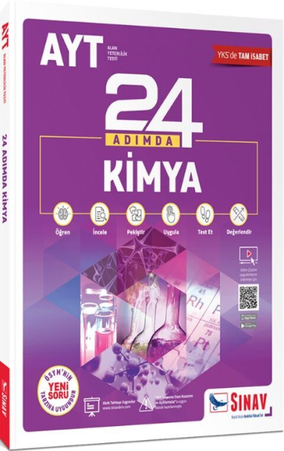 AYT Kimya 24 Adımda Konu Anlatımlı Soru Bankası Sınav Dergisi Yayınları Fenomen Fotokopi - YKS - KPSS - ALES