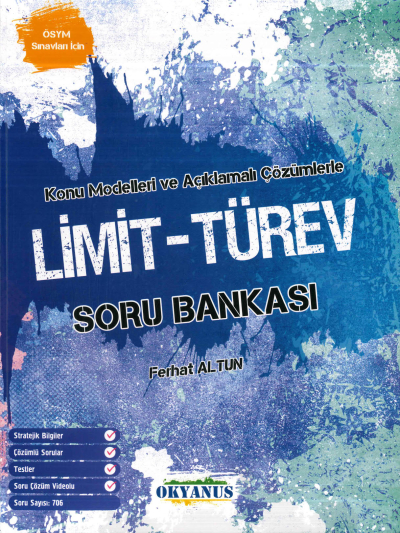 TYT-AYT LİMİT-TÜREV AÇIKLAMALI ÇÖZÜMLÜ SORU BANKASI Fenomen Fotokopi - YKS - KPSS - ALES