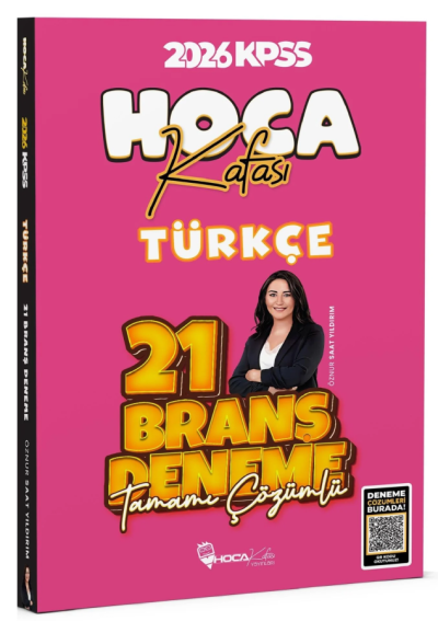 2026 KPSS Türkçe 21 Deneme Çözümlü Hoca Kafası Yayınları Fenomen Fotokopi - YKS - KPSS - ALES