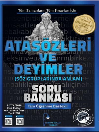 Atasözleri ve Deyimler Soru Bankası Edebiyat Sokağı Fenomen Fotokopi - YKS - KPSS - ALES