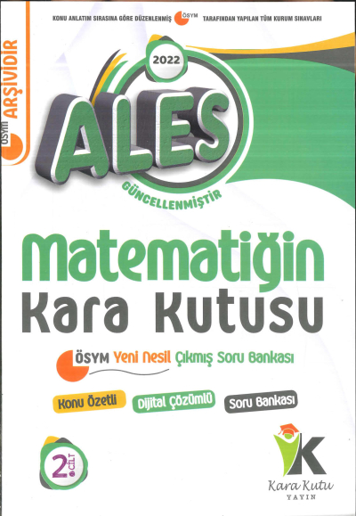 MATEMATİĞİN KARA KUTUSU 2. CİLT Fenomen Fotokopi - YKS - KPSS - ALES