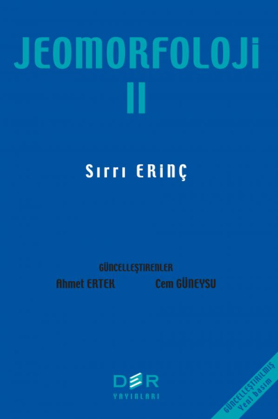 Jeomorfoloji Cilt 2 Sırrı Erinç Der Yayınları Fenomen Fotokopi - YKS - KPSS - ALES