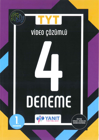 TYT Video Çözümlü 4 Deneme Fenomen Fotokopi - YKS - KPSS - ALES