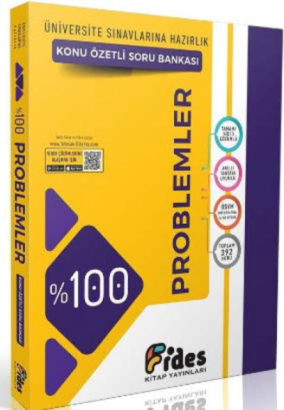 Tüm ÖSYM Sınavlarına Hazırlık %100 Problemler Konu Özetli Soru Bankası Fides Yayınları Fenomen Fotokopi - YKS - KPSS - ALES