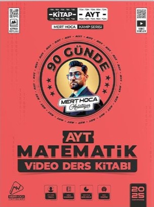 90 GÜNDE AYT MATEMATİK VİDEO DERS KİTABI 2025 MODEL MERT GÜVEN HOCA Fenomen Fotokopi - YKS - KPSS - ALES