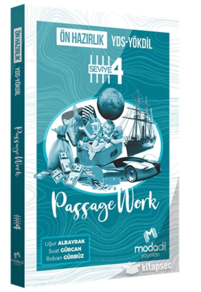 YDS YÖKDİL Ön Hazırlık Passagework Seviye 4 Modadil Yayınları Fenomen Fotokopi - YKS - KPSS - ALES