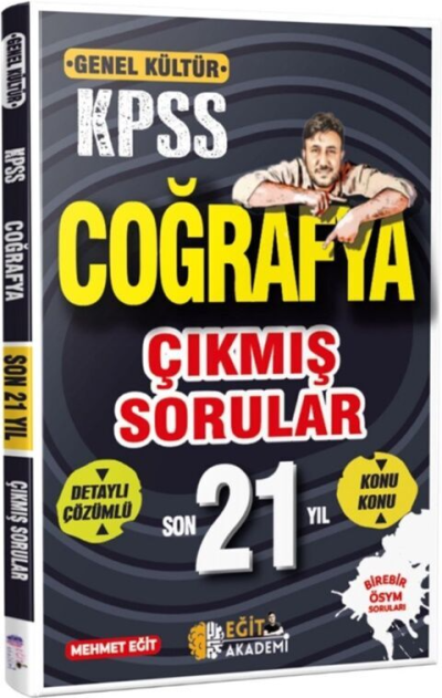 KPSS Coğrafya Son 21 Yıl Çıkmış Sorular Mehmet Eğit Fenomen Fotokopi - YKS - KPSS - ALES