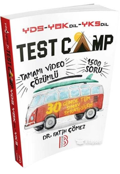 YDS YÖKDİL YKSDİL TEST CAMP Soru Kitabı  Fenomen Fotokopi - YKS - KPSS - ALES