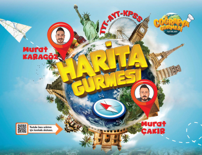 Coğrafya Harita Gurmesi Coğrafya Gurmesi Yayınları Fenomen Fotokopi - YKS - KPSS - ALES