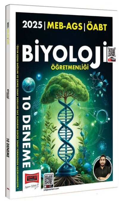 2025 MEB AGS ÖABT Biyoloji Öğretmenliği 10 Deneme Yargı Yayınları Fenomen Fotokopi - YKS - KPSS - ALES