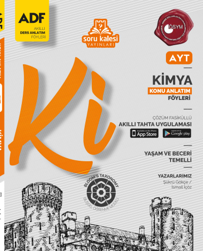 AYT Kimya Konu Anlatım Föyleri Soru Kalesi Yayınları Fenomen Fotokopi - YKS - KPSS - ALES