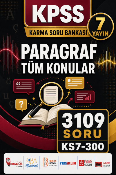 Paragraf Tüm Konular 7 Yayın 3109 Soru Fenomen Fotokopi - YKS - KPSS - ALES