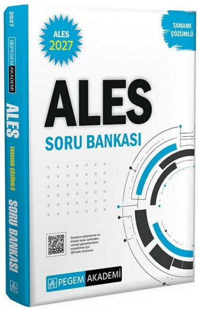 2027 ALES Tamamı Çözümlü Soru Bankası Pegem Akademi Yayıncılık Fenomen Fotokopi - YKS - KPSS - ALES