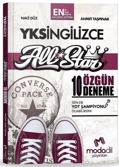 YKSDİL YDT İngilizce All Star 10 Özgün Deneme Modadil Yayınları Fenomen Fotokopi - YKS - KPSS - ALES