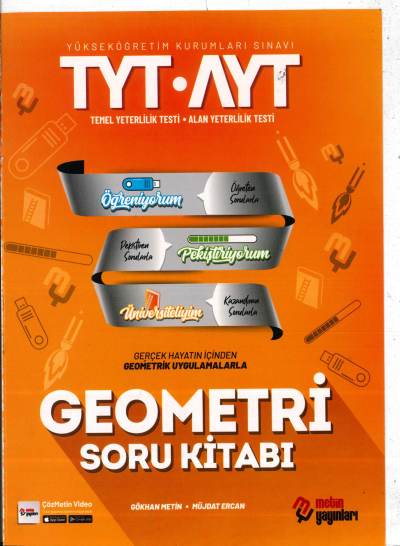 TYT AYT Geometri Soru Kitabı Metin Yayınları Fenomen Fotokopi - YKS - KPSS - ALES