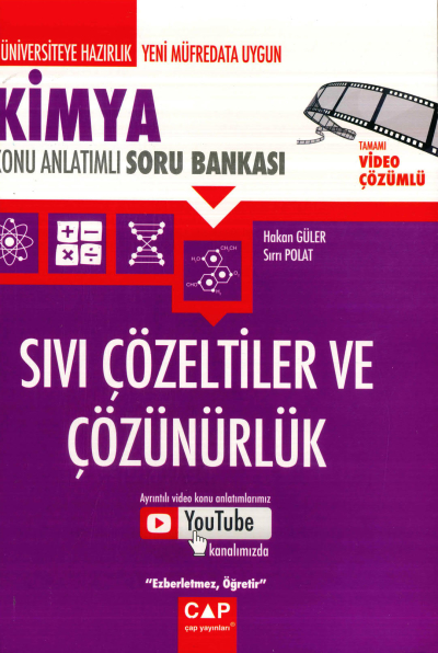 KİMYA SIVI ÇÖZELTİLER VE ÇÖZÜNÜRLÜK KONU ANLATIMLI SORU BANKASI Fenomen Fotokopi - YKS - KPSS - ALES