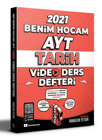 AYT TARİH VİDEO DERS DEFTERİ Fenomen Fotokopi - YKS - KPSS - ALES