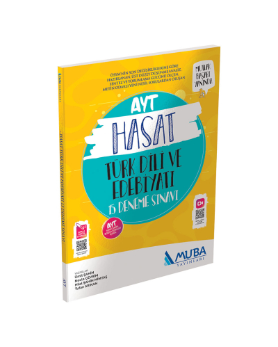 AYT Türk Dili ve Edebiyatı Hasat 15 Deneme Sınavı Muba Yayınları