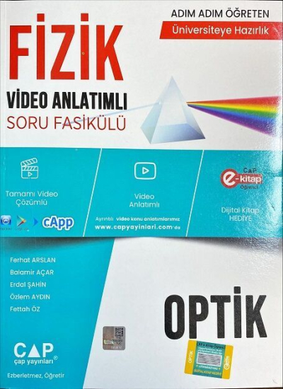 Fizik Optik Konu Anlatımlı Soru Bankası Fenomen Fotokopi - YKS - KPSS - ALES
