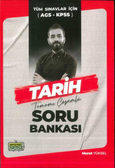 Sınıfçının Sesi KPSS MEB-AGS Tarih Soru Bankası Çözümlü Fenomen Fotokopi - YKS - KPSS - ALES