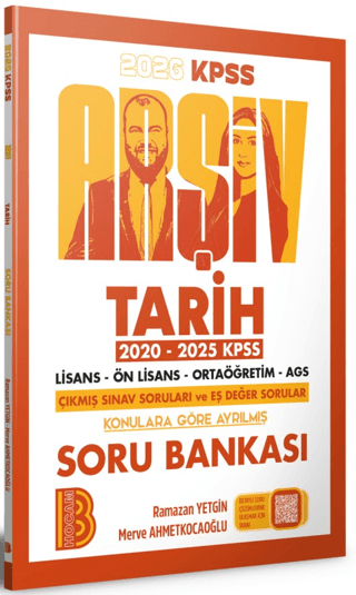 2026 KPSS Arşiv Tarih Soru Bankası Benim Hocam Yayınları Fenomen Fotokopi - YKS - KPSS - ALES