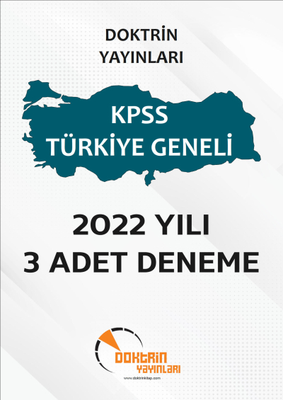 DOKTRİN 3 ADET DENEME Fenomen Fotokopi - YKS - KPSS - ALES