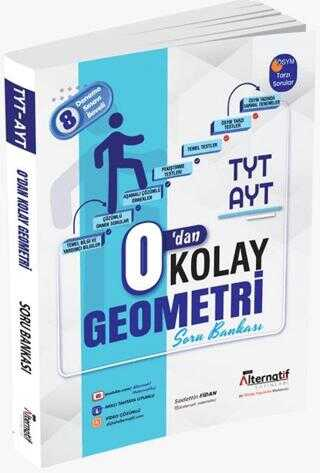 Alternatif Yayınları TYT-AYT 0'dan Kolay Geometri Soru Bankası Fenomen Fotokopi - YKS - KPSS - ALES