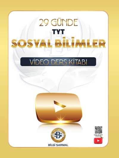 TYT Sosyal Bilimler 29 Günde Video Ders Kitabı Bilgi Sarmal Fenomen Fotokopi - YKS - KPSS - ALES