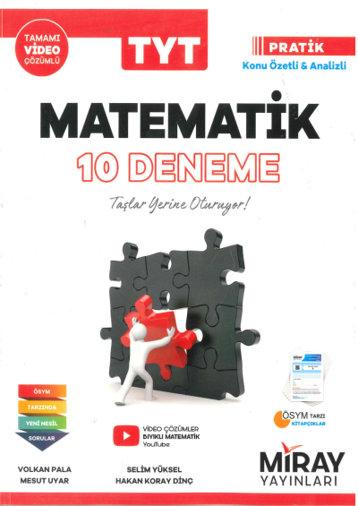 TYT Matematik 10 Deneme Kitabı Fenomen Fotokopi - YKS - KPSS - ALES