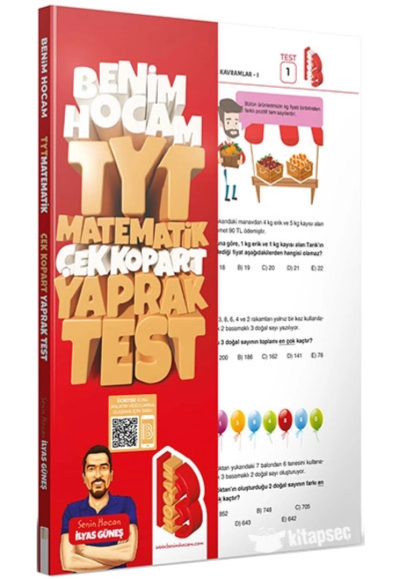 TYT Matematik Çek Kopar Yaprak Test Fenomen Fotokopi - YKS - KPSS - ALES