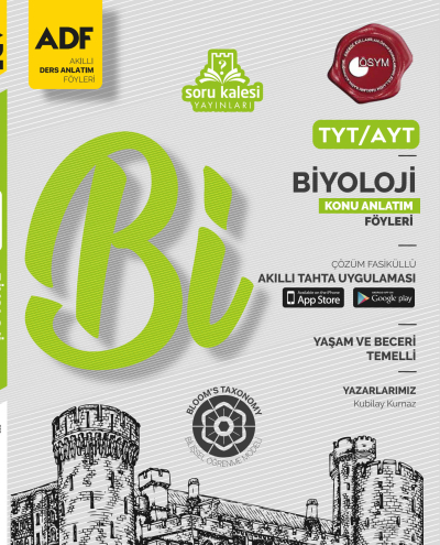 Soru Kalesi TYT AYT Biyoloji ADF Konu Anlatım Föyleri