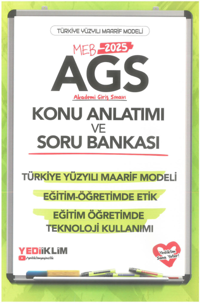 MEB-AGS Konu Anlatımı ve Soru Bankası Türkiye Yüzyılı Maarif Modeli Eğitim Öğretimde Etik Eğitim Öğretimde Teknoloji Kullanımı Yediiklim Yayınları Fenomen Fotokopi - YKS - KPSS - ALES