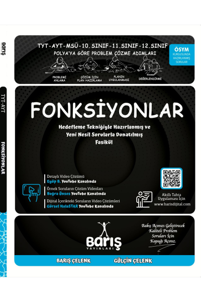 Matematik Fasikülleri Fonksiyonlar Barış Yayınları Fenomen Fotokopi - YKS - KPSS - ALES