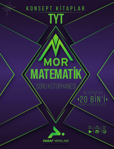 TYT Mor Matematik Soru Kütüphanesi PRF Paraf Yayınları Fenomen Fotokopi - YKS - KPSS - ALES