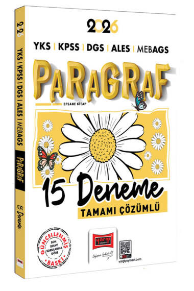 2026 YKS KPSS DGS ALES MEB-AGS Papatya Serisi Paragraf Tamamı Çözümlü 15 Deneme Yargı Yayınları Fenomen Fotokopi - YKS - KPSS - ALES
