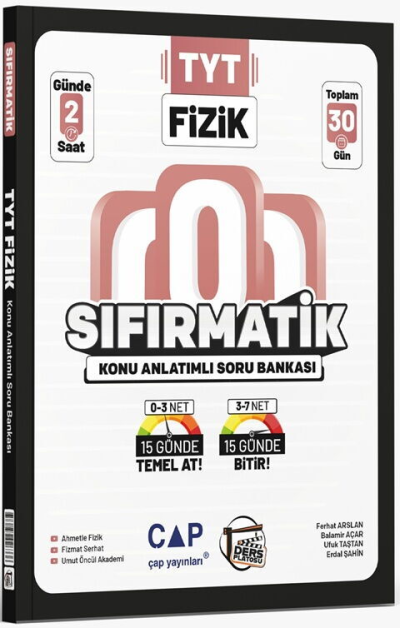 TYT Fizik Sıfırmatik Konu Anlatımlı Soru Bankası Ders Platosu Fenomen Fotokopi - YKS - KPSS - ALES