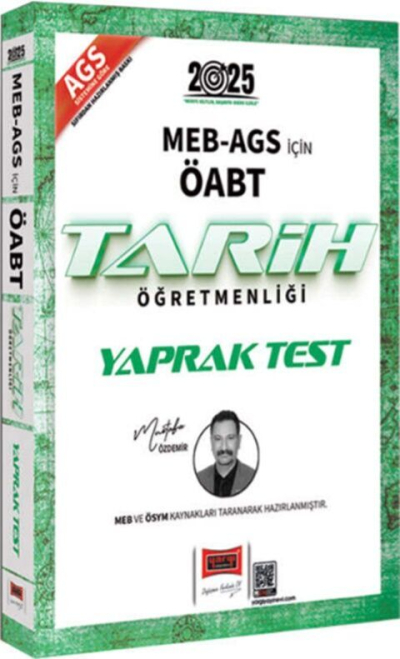 2025 MEB AGS ÖABT Tarih Öğretmenliği Yaprak Test Yargı Yayınları