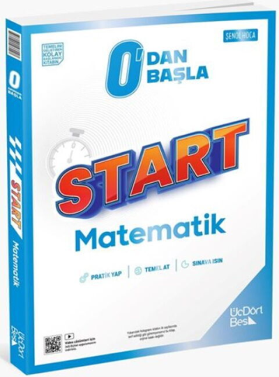 0' dan (Sıfırdan) Başla Start Matematik Şenol Hoca Üç Dört Beş Yayınları Fenomen Fotokopi - YKS - KPSS - ALES