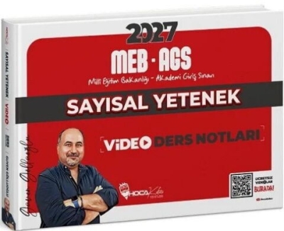 MEB-AGS Sayısal Yetenek Video Ders Notları - Güven Göllüoğlu Hoca Kafası Yayınları Fenomen Fotokopi - YKS - KPSS - ALES