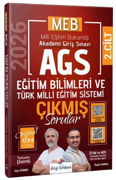 2026 MEB-AGS Eğitim Bilimleri ve Türk Milli Eğitim Sistemi Çıkmış Sorular Çözümlü Dizgi Kitap Fenomen Fotokopi - YKS - KPSS - ALES