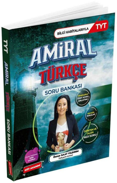 TYT Amiral Bilgi Haritalarıyla Türkçe Soru Bankası Mehmet Eğit Fenomen Fotokopi - YKS - KPSS - ALES