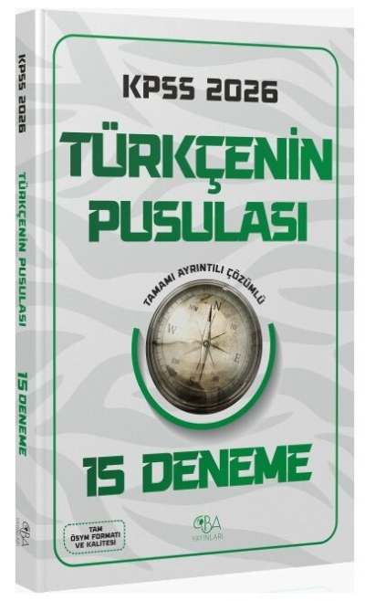 2026 KPSS Türkçenin Pusulası 15 Deneme CBA Yayınları Fenomen Fotokopi - YKS - KPSS - ALES