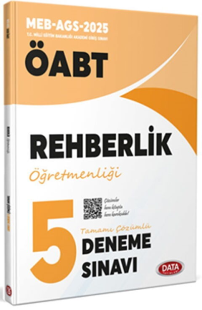 2025 ÖABT Rehberlik Öğretmenliği 5 Deneme Sınavı Data Yayınları