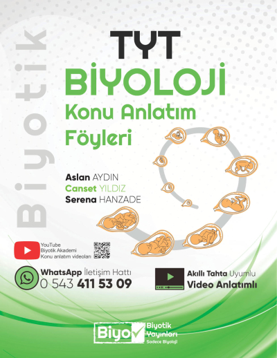TYT Biyoloji Konu Anlatım Föyleri Biyotik Yayınları