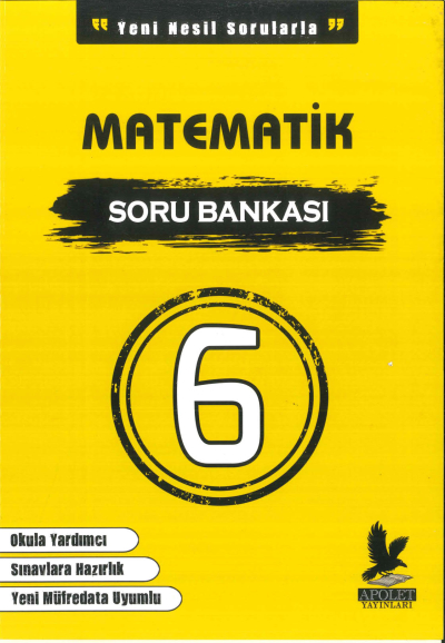 6.SINIF MATEMATİK SORU BANKASI Apolet Yayınları Fenomen Fotokopi - YKS - KPSS - ALES