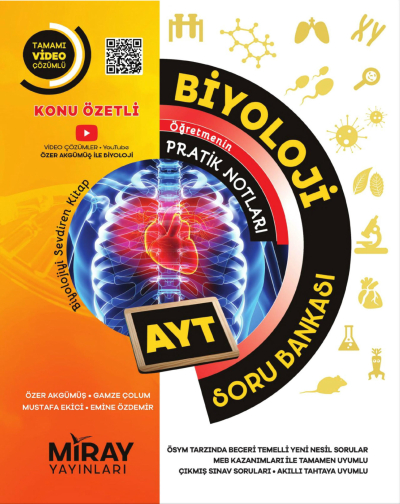 AYT Biyoloji Soru Bankası Miray Yayınları Fenomen Fotokopi - YKS - KPSS - ALES
