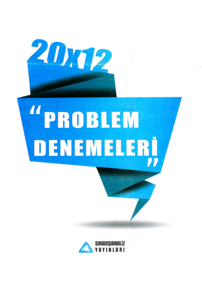 20X12 PROBLEM DENEMELERİ 2021 Fenomen Fotokopi - YKS - KPSS - ALES