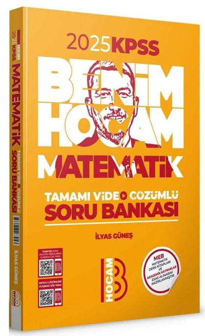 Benim Hocam Yayınları 2025 KPSS Matematik Tamamı Video Çözümlü Soru Bankası Fenomen Fotokopi - YKS - KPSS - ALES