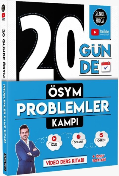 20 Günde ÖSYM Problemler Kampı Şenol Hoca Fenomen Fotokopi - YKS - KPSS - ALES